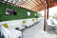 The Ivy Lounge Rooftop is the premier outdoor space of Wrigleyville that features two full service bars, state of the art lighting and sound system, numerous flatscreen TVs, and a large selection of your favorite spirits. Miami vibes are met with Chicago ivy here on the Casey Moran's rooftop, with VIP couches and table service available. With space for 300 guests, the Ivy Lounge Rooftop is ideal for cocktail receptions and private/semi-private events.